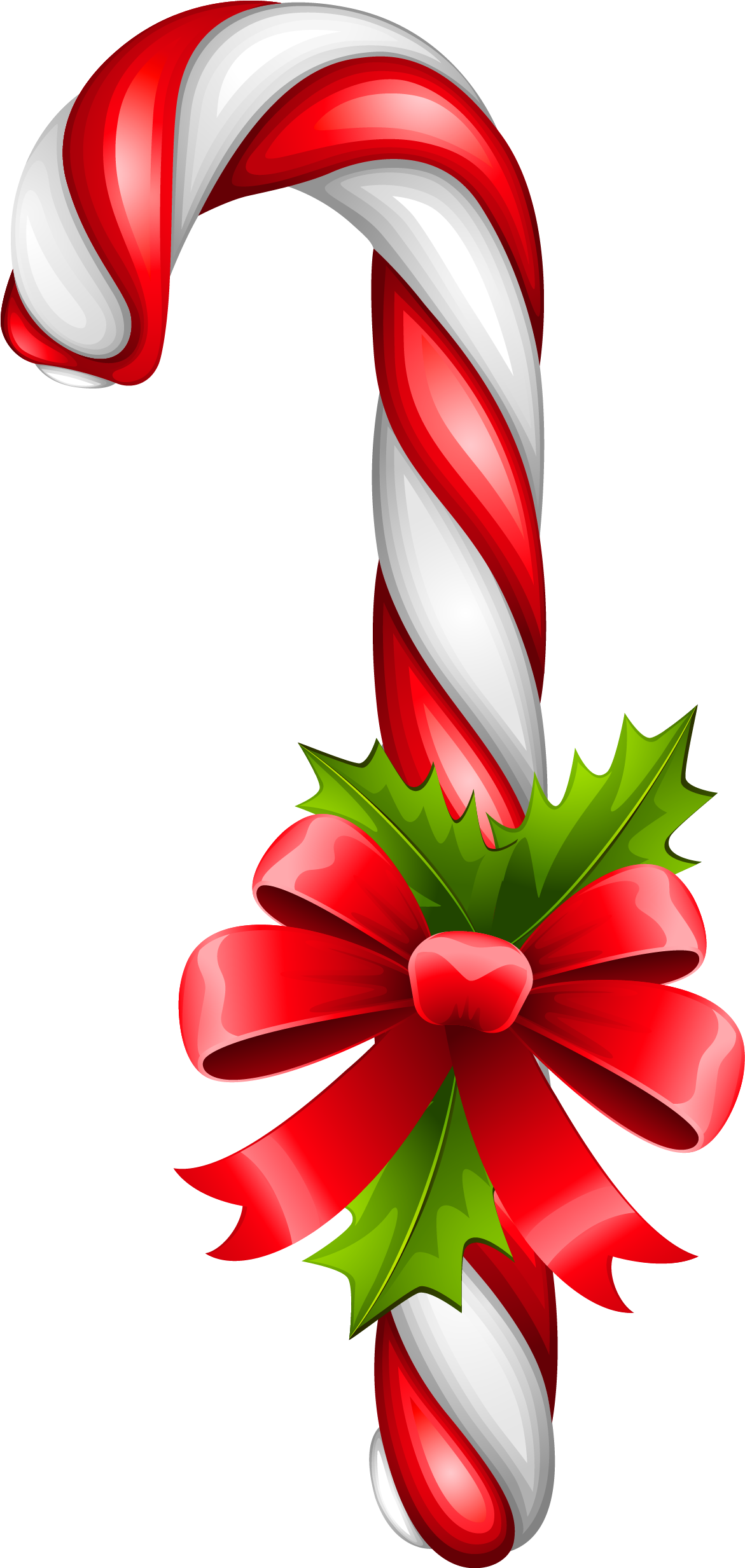 Christmas Candy Clipart - Candy Cane Transparent Background (1269x2573)