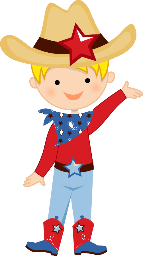 Cowboy E Cowgirl - Cowboy Clipart (502x900)