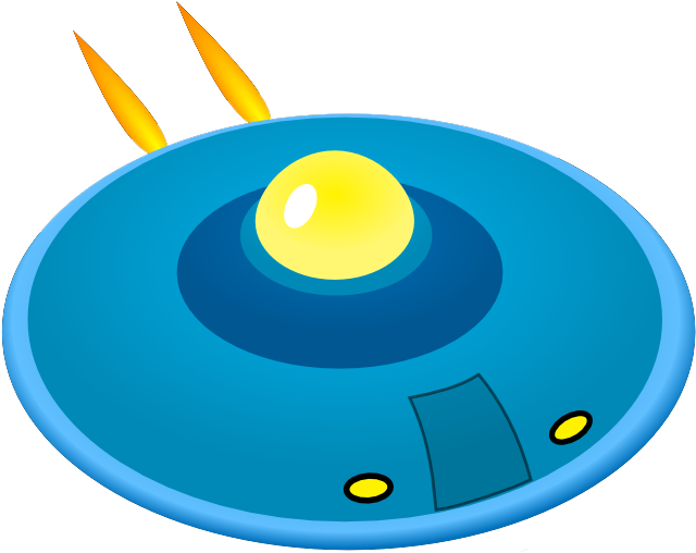 Flying-saucer8 - Flying Saucers Clip Art (778x570)