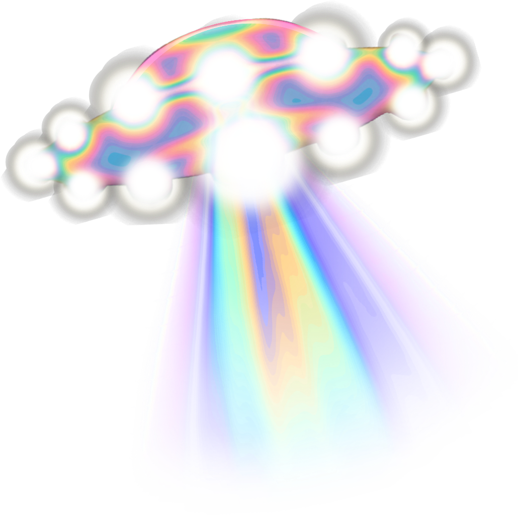 Ufo Spaceship Holo Holographic Tumblr Vaporwave Aesthet - Unidentified Flying Object (1030x1024)