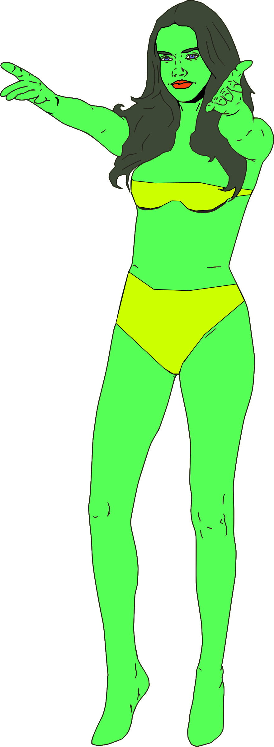 Girl Alien Cliparts - Space Girl Twin Duvet (880x2400)