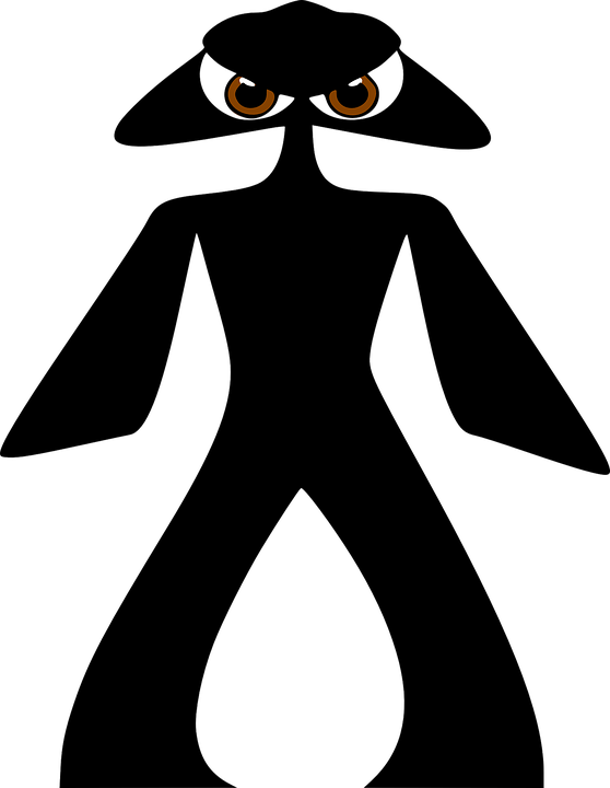 Ufo Clipart Free Space - Alien Clipart (558x720)