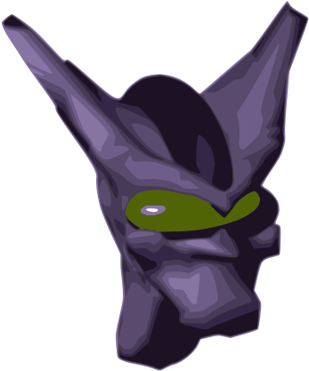 Am Alien Head 2 Png Images - Purple Alien Head Shower Curtain (424x600)
