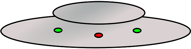 Alien Ufo, Flying Saucer, Spacecraft, Spaceship, Alien - Flying Saucer Transparent Background (640x320)