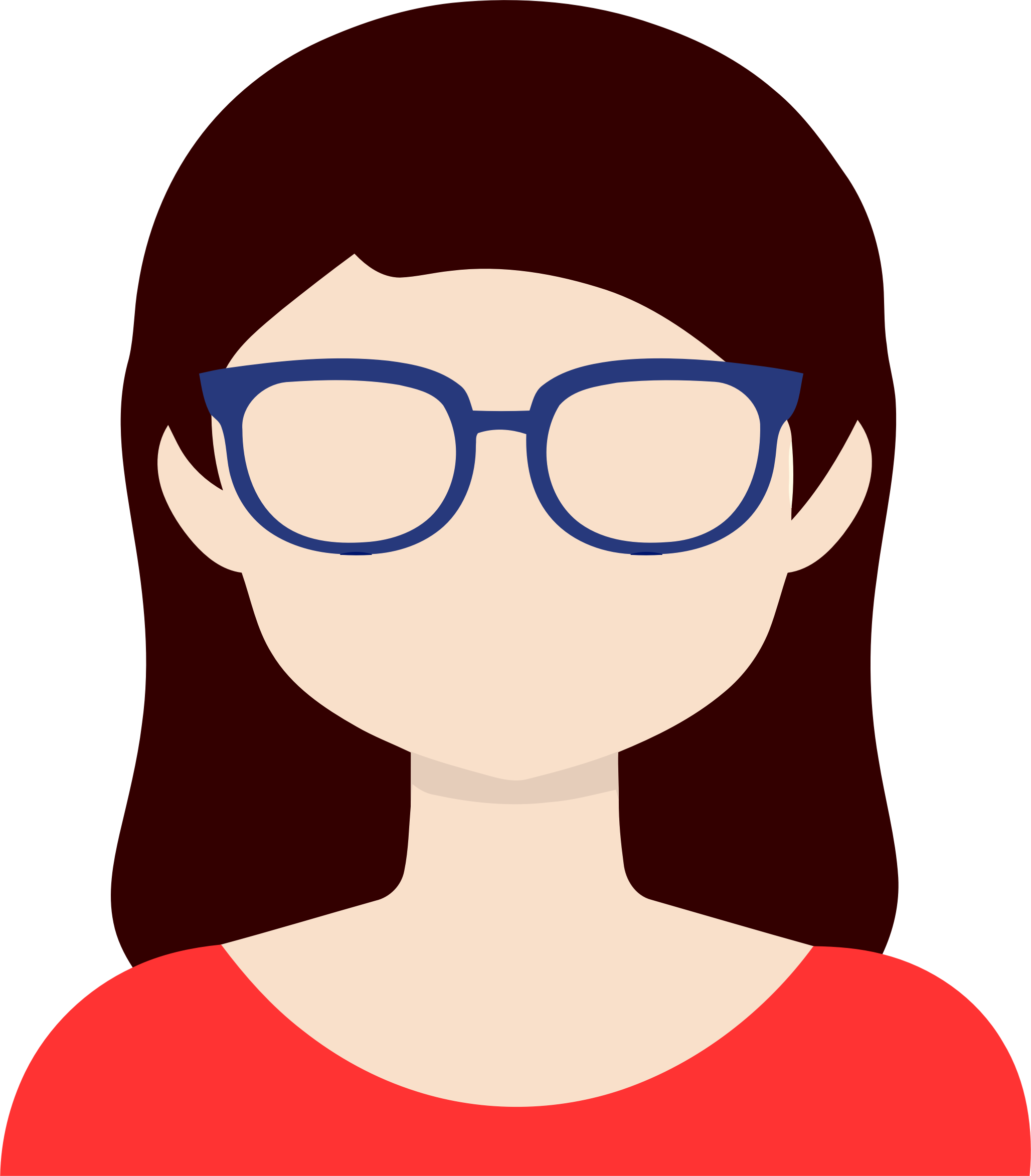 Female Clipart Transparent - Female Avatar (2056x2346)