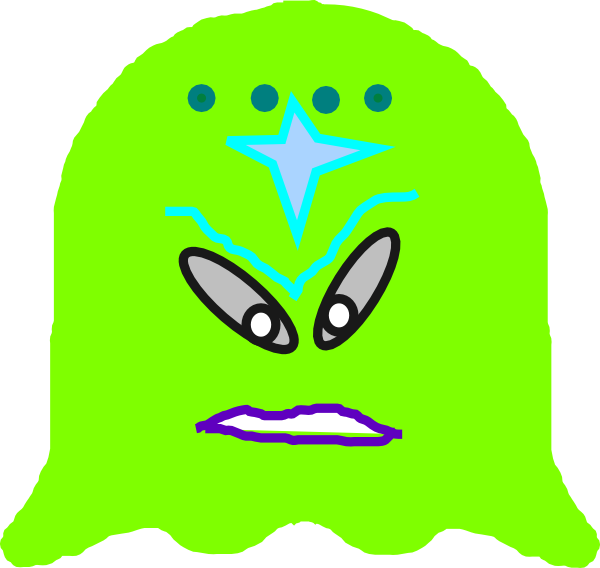 Pacman Alien Clip Art - Pac-man (600x568)