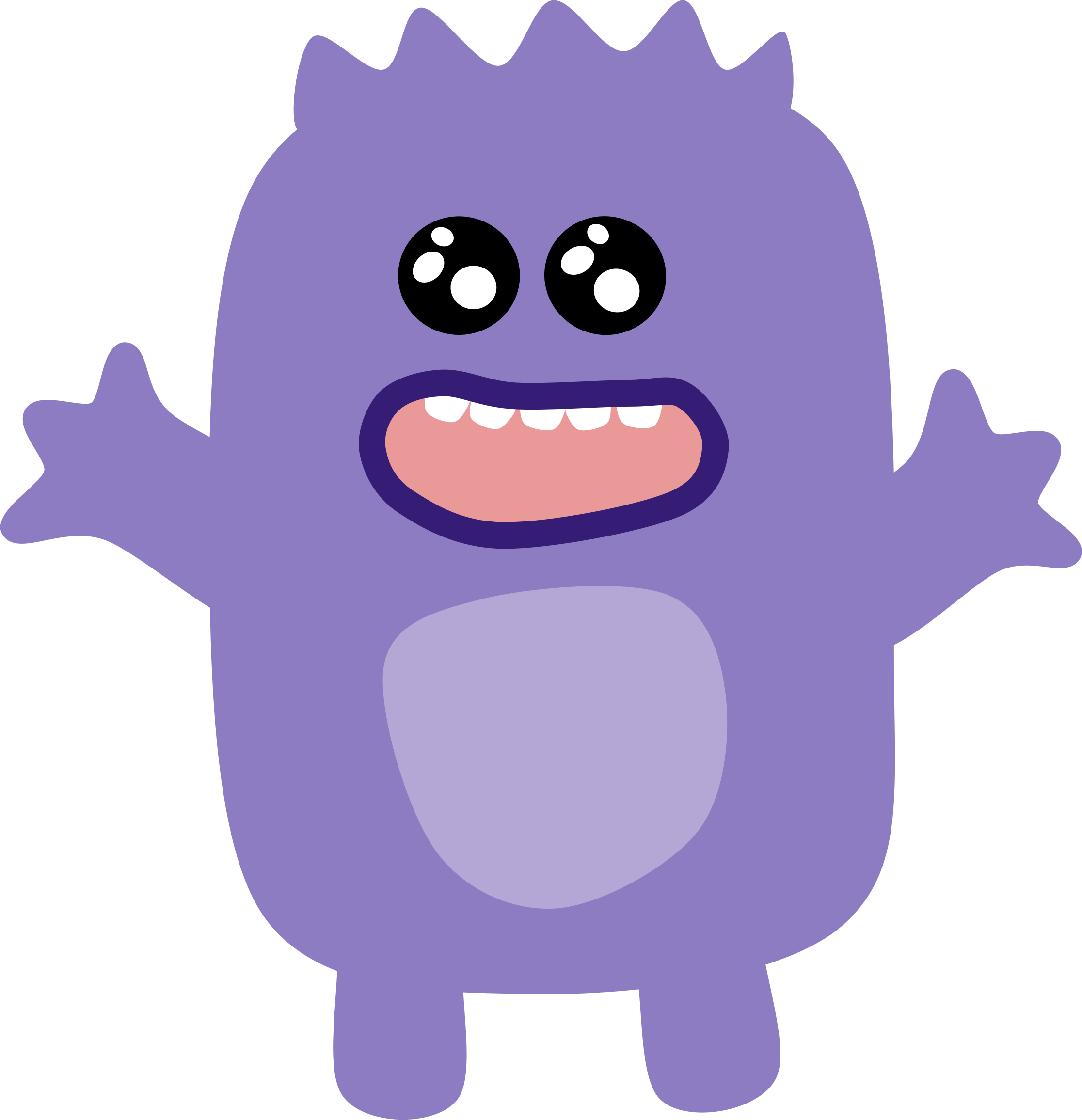 Medium Image - Clipart Monster Png (2359x2400)