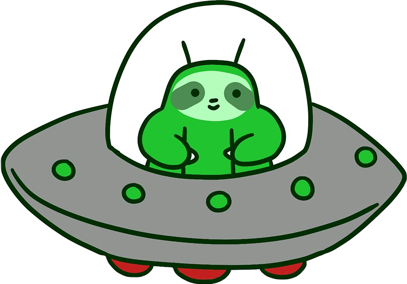 Sign In To Save It To Your Collection - Sloth Ufo (799x558)