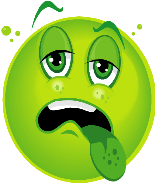Sick Face Clipart (900x620)