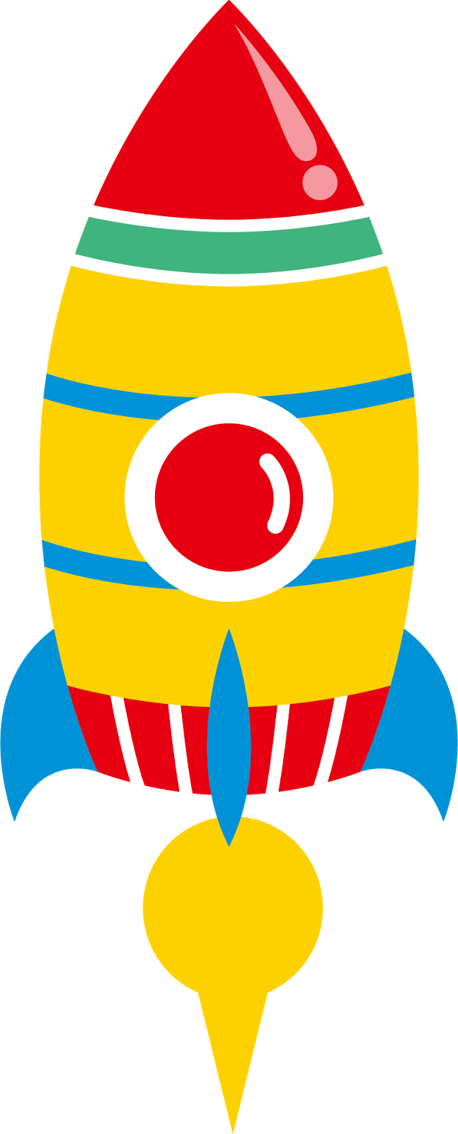 Giggle And Print - Free Clip Art Space Ship (647x1600)