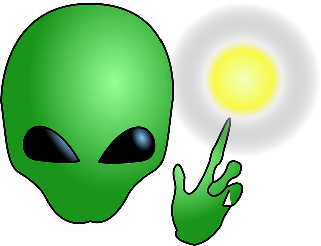Head, Point, Hand, People, Alien, Face, Cartoon, Light - Extraterrestrials In Fiction (939x720)