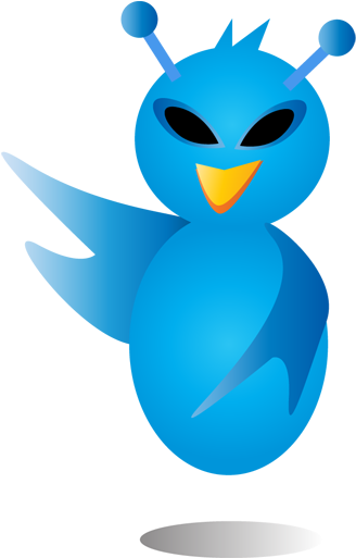 Alien Bird Icon Png - Blue Birds Icon Png (512x512)