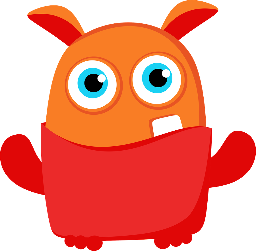 ‿✿⁀ᗰọŋʂtєrʂ‿✿⁀ - Dibujos De Monstruos Animados Png (900x880)