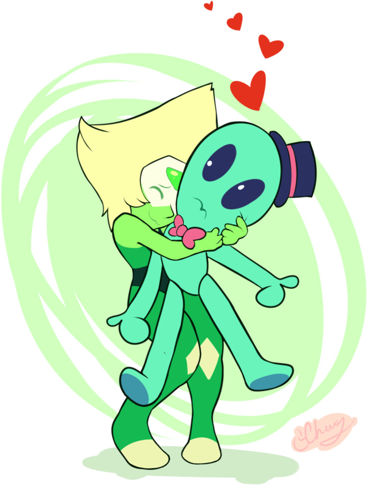 Peridot's Plush By Incrediblecherry - Peridot And Alien Plush (774x1032)