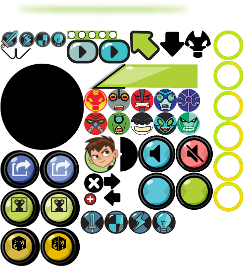 Ben 10new Series - Ben 10 Alien Glitch (490x561)