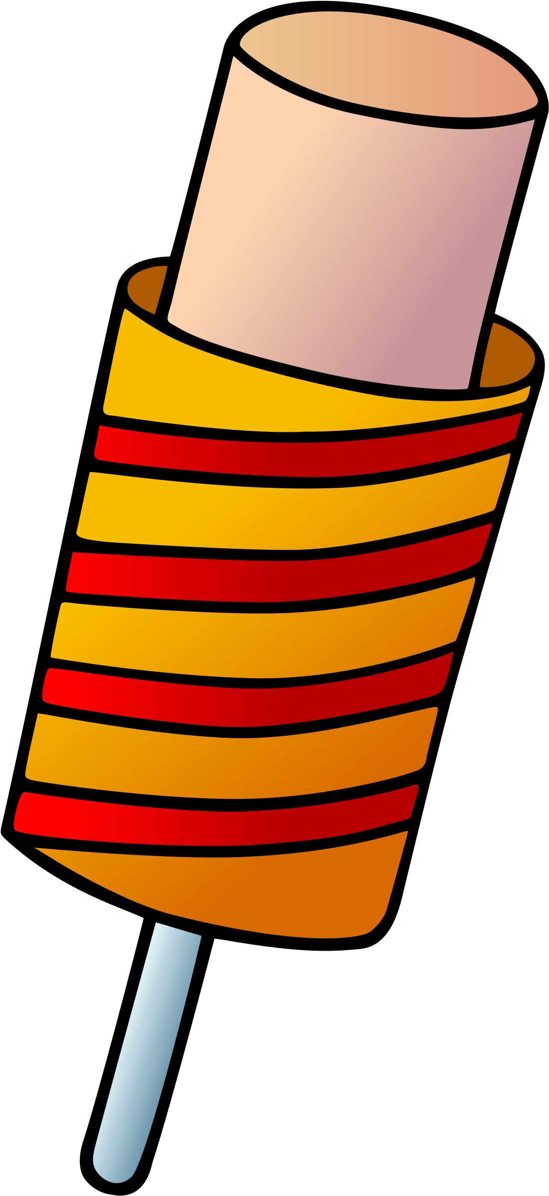 Stripped Ice Cream - Push Ups Ice Cream Pops (1100x2393)