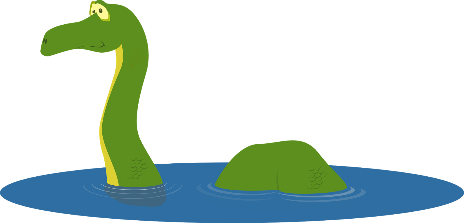 Loch Ness Monster Cartoon Cute Icon Loch N - Transparent Loch Ness Mons...