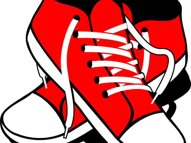 Tennis Shoe Cliparts Free Download Clip Art Carwad - Schuhe Chuck Sneaker T-shirt (640x480)