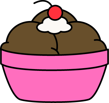 Chocolate Ice Cream Clipart - Chocolate Ice Cream Clipart (365x343)