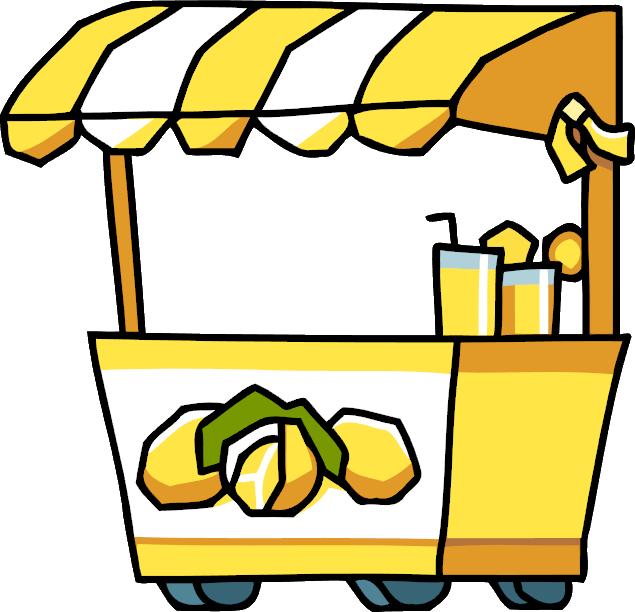 Lemonade Stand Iced Tea Clip Art - Lemonade Stand Clipart (635x612)