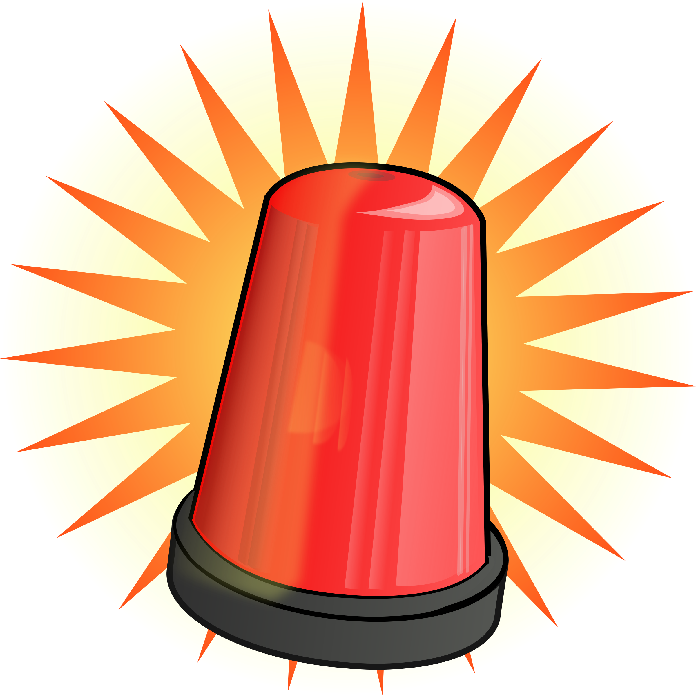 Siren 20clipart - Blue Police Light Mugs (2400x2400)