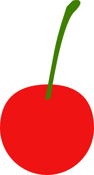Cherry Clip Art - Clip Art Cherry Png (318x592)