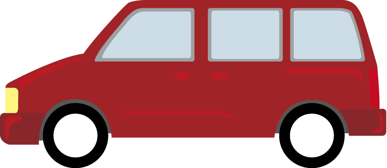 Family Van Clipart - Mini Van Clip Art (789x344)