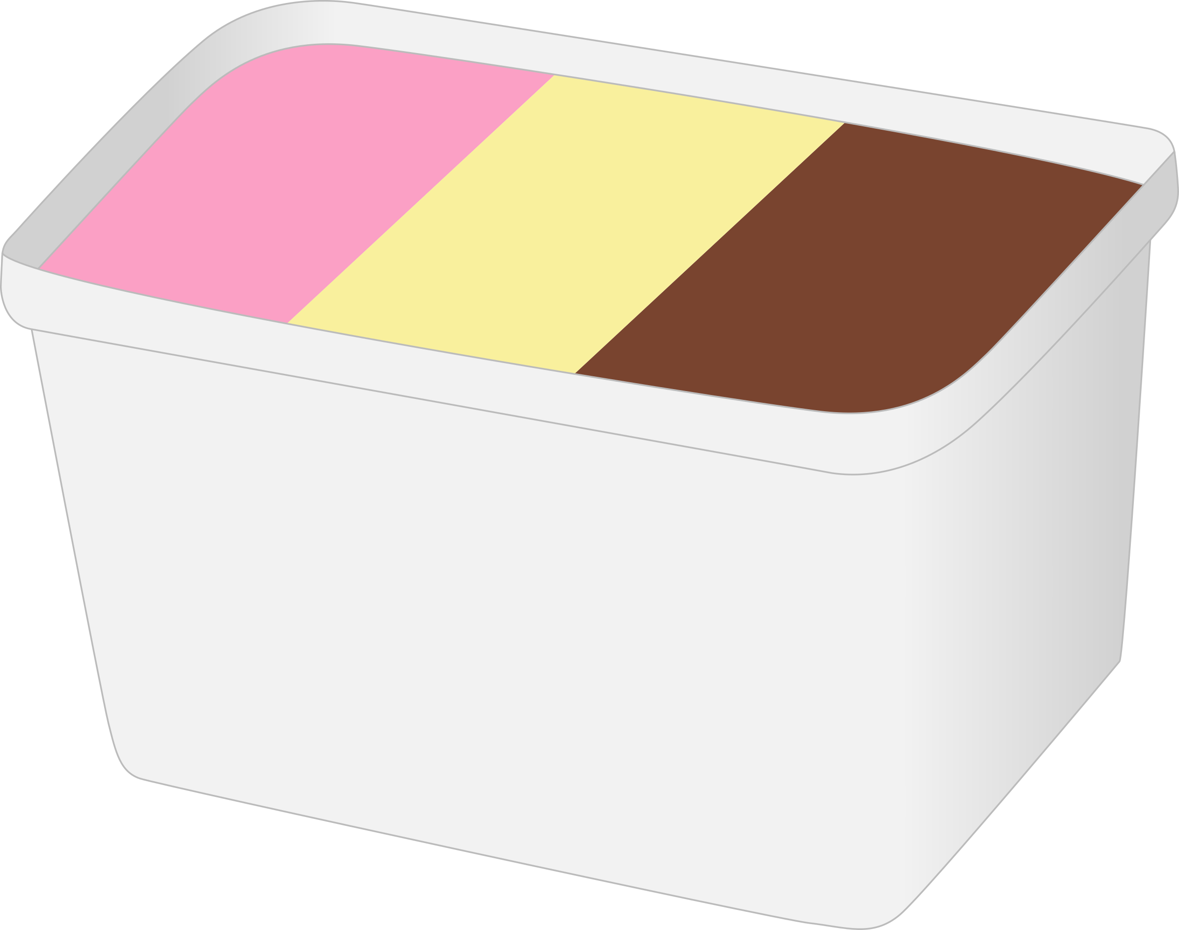 Ice Cream Box - Ice Cream Tub Clipart (2400x1893)