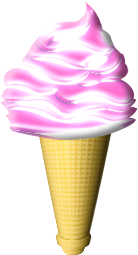 Yummy Ice Cream Clipart - Ice Cream (297x523)
