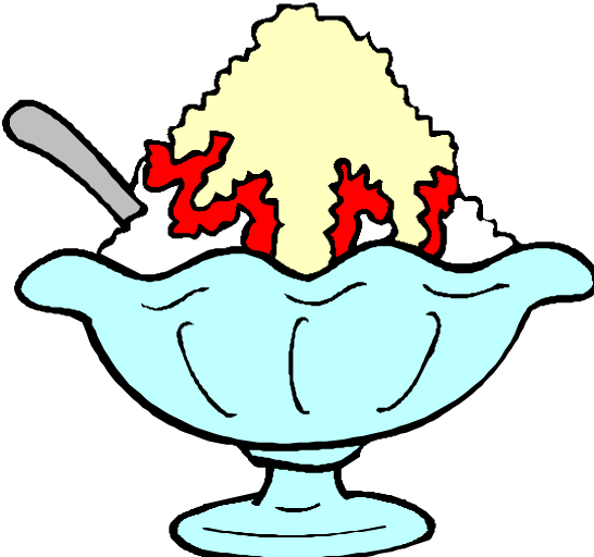 Ice Cream Bowl Clipart - Ice Cream Bowl Clipart (546x512)