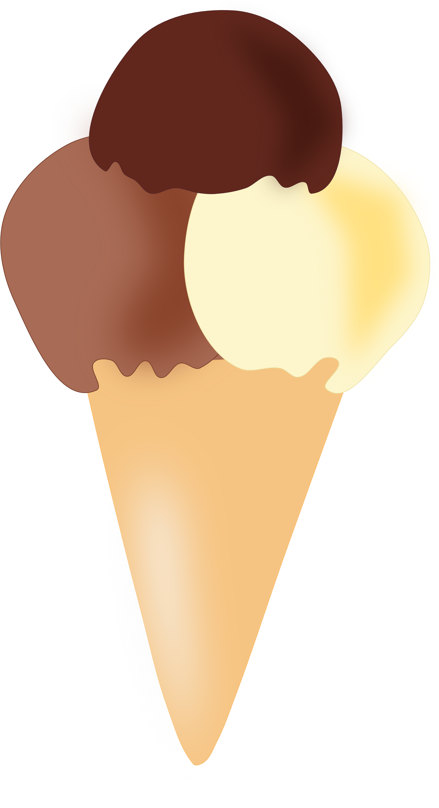 Ice Cream Vanilla 1979px 944 - Ice Cream Vector Png (1979x3607)