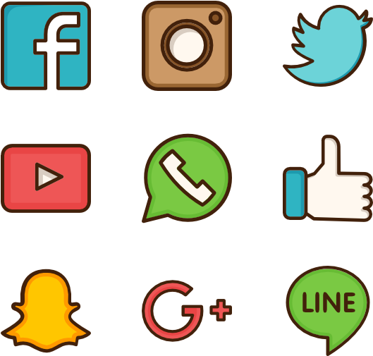 Social Media Png Transparent Social Media - Icon Social Media Png (600x564)