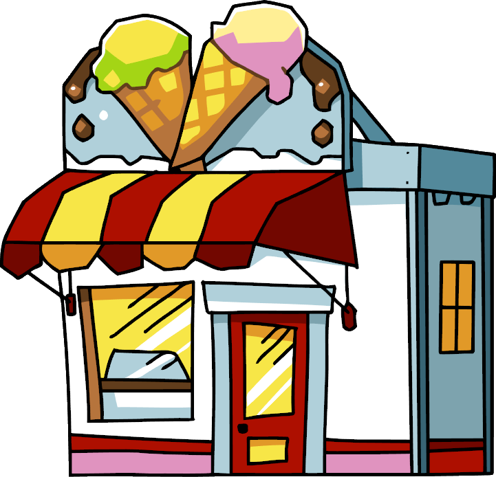 Ice Cream Store - Ice Cream Parlor (721x694)