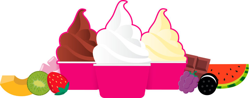 The Most Original Way To Have A Yogurt Or An Ice-cream - Logos De Helados De Yogurt (816x324)