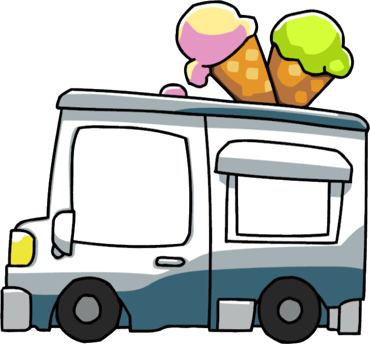 Ice Cream Van - Ice Cream Truck Png (724x673)