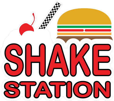 Burger Ice Cream Ellenton Fl Shake Station Logo - Burger And Shake Logo (500x446)