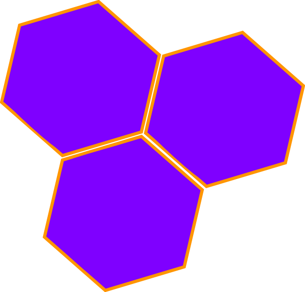 Purple Hive Hex Clip Art At Clker - Hex Clip Art (600x574)