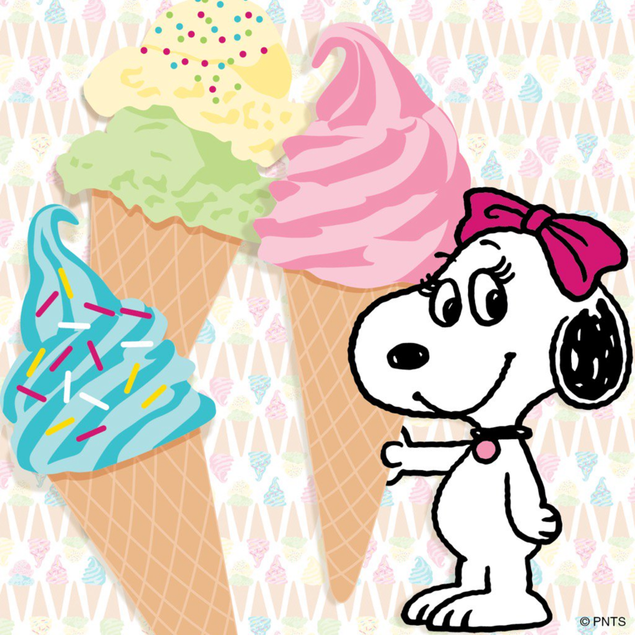 Belle Ice Cream By Bradsnoopy97 - Snoopy Belle (894x894)