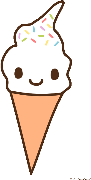 Ice Cream By Snorasaurus - Ice Cream By Snorasaurus (387x629)
