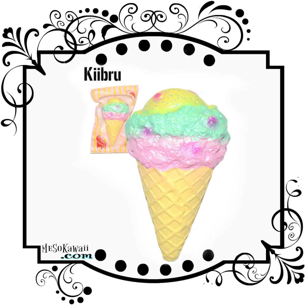 Kiibru Jumbo Pastel Ice Cream Squishy - Puni Animal Donut Squishy (1024x1024)