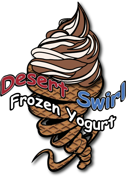 Frozen Clipart Swirl - Desert Swirl Frozen Yogurt (516x718)
