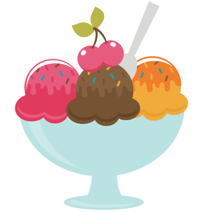Elegant Ice Cream Clip Art Free Bowl Of Ice Cream Svg - Ice Cream Sundae Clipart (432x432)