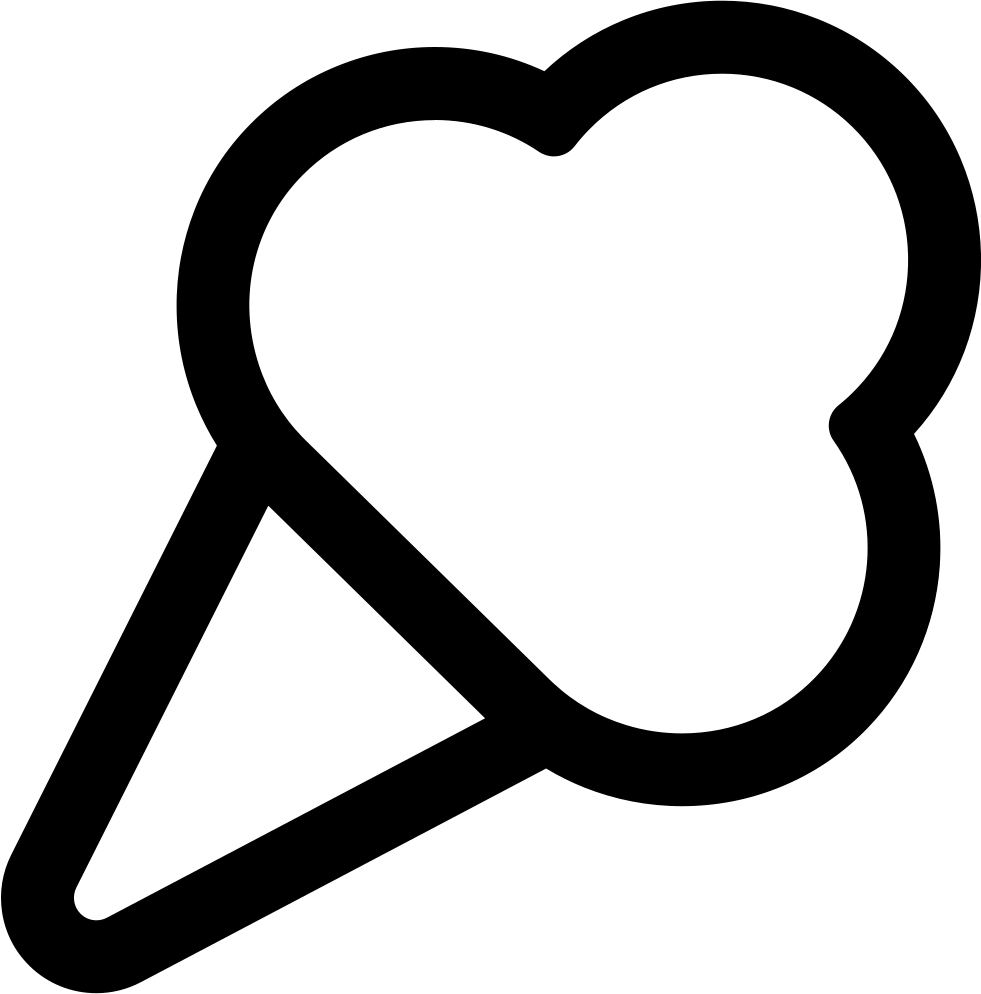 Ice Cream Cone Outline Comments - Ice Cream Cone Outline (981x994)