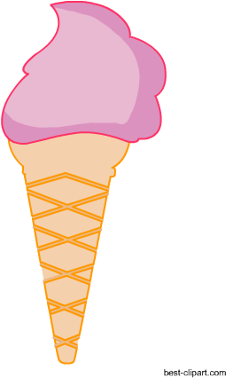 Free Ice Cream Cone Clip Art - Ice Cream Cone (450x450)