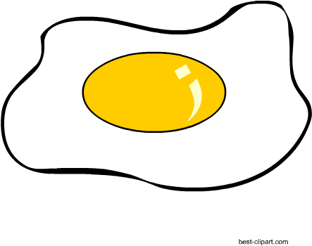 Free Fried Egg Clip Art - Fried Egg (450x450)