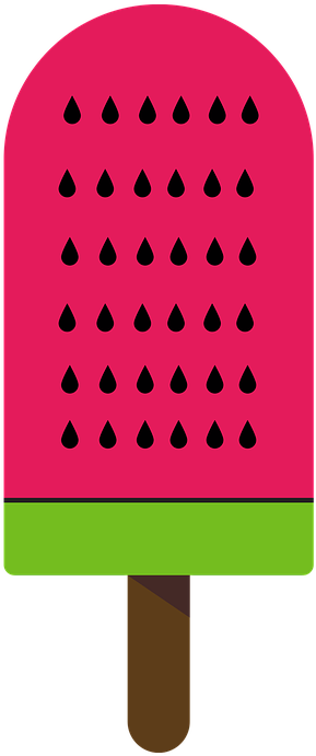 Popsicle, Clip Art, Food, Ice, Cream, Dessert, Summer - Eis Am Stiel Clipart (1024x1024)