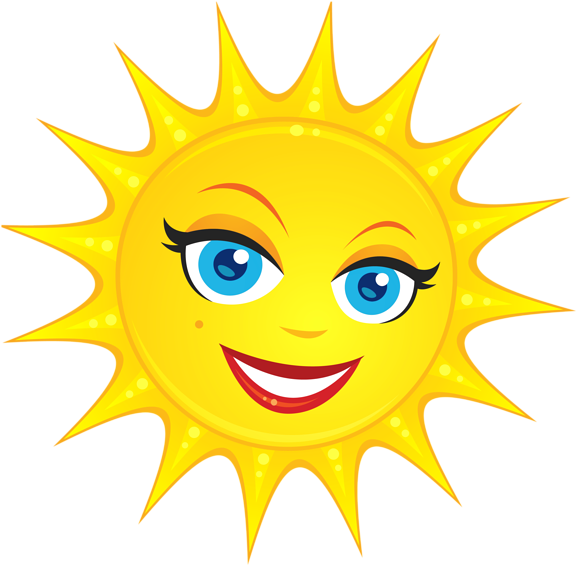 Transparent Cute Sun Png Clipart Picture - Sun Clipart No Background (600x567)