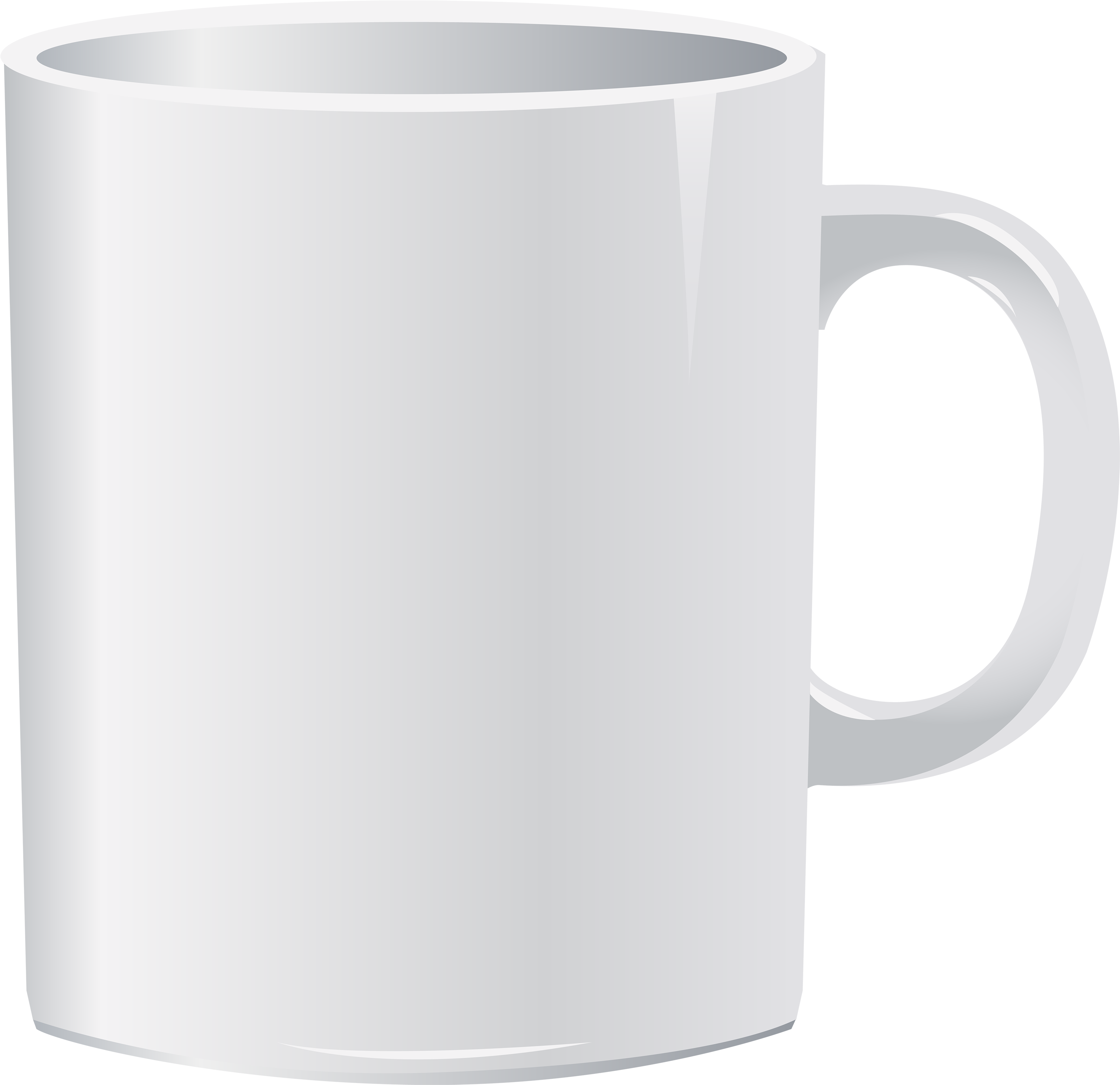 Tea Cup Png Clipart - White Mug Cup Png (3500x3390)