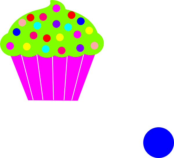 Sweet Cupcake Clip Art - Clip Art (600x545)