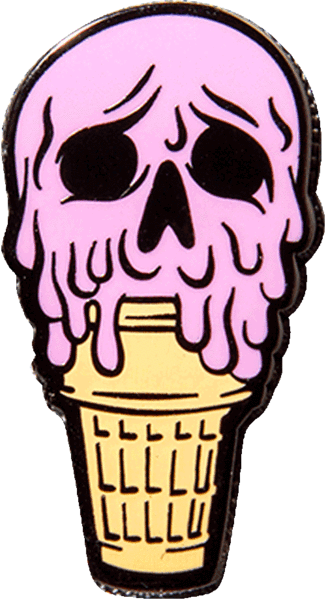 "die Scream Strawberry" Pin Pin Jeremy Coon - Jeremy Coon (326x600)